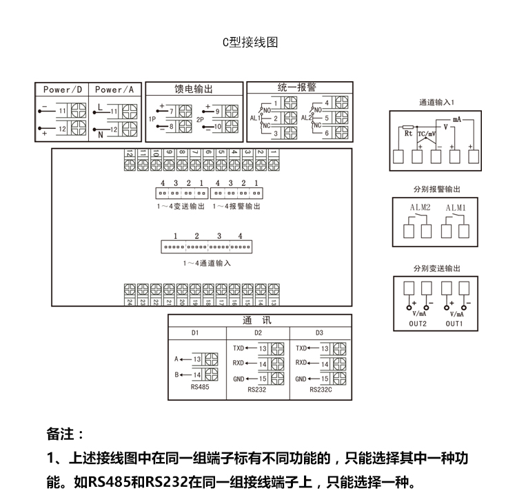 MIK-2740四回路顯示儀產(chǎn)品接線2 MIK-2740四回路顯示儀產(chǎn)品接線2