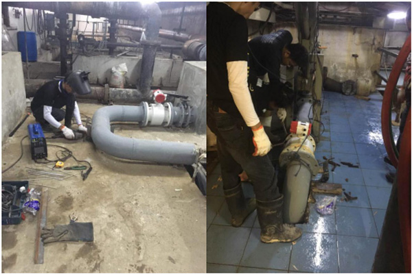 米科電磁流量計在菲律賓安裝現場 米科電磁流量計在菲律賓安裝現場